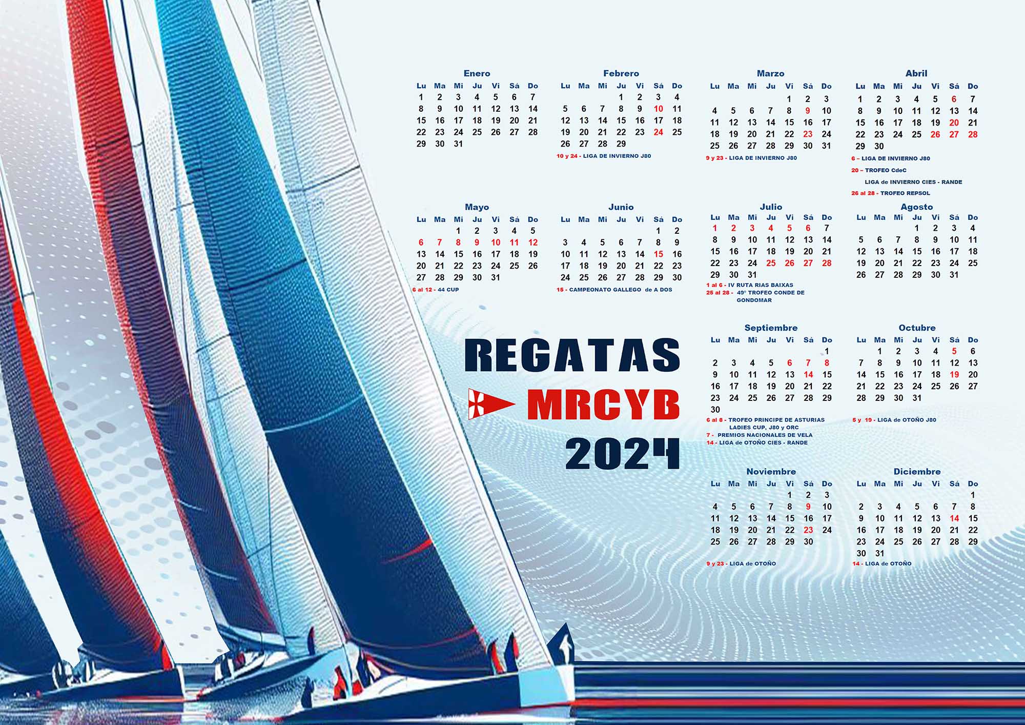 The 44CUP arrives in Galicia in 2024 · Monte Real Club de Yates Baiona